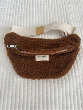 Octobre | Brown Sherpa Belt Bag